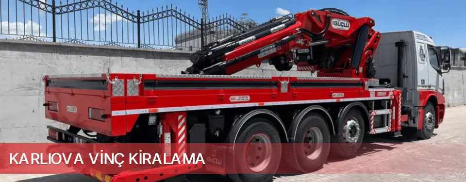 Karlıova İlçemi Vinç Kiralama